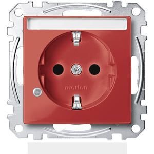 MERTEN MEG2303-0306 SCHUKO socket ruby red System M