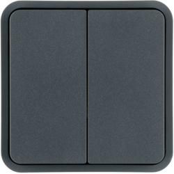 Berker 30553545 rocker 2f for W.1 button-BA, grey