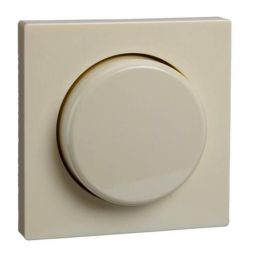 ELSO 267010 Central plate with rotary knob for dimmer JOY pearl white
