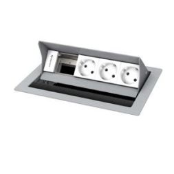 Kindermann 7492000073 CablePort standard2 4-way 3x power table mounting housing