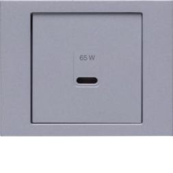 Berker 48607003 for USB Kx alu matt lacquered central piece