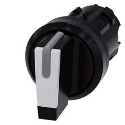 Siemens 3SU1002-2BM60-0AA0 toggle switch illuminated 22mm round black white