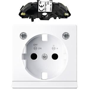 MERTEN MEG2334-0325 Central plate active white glossy