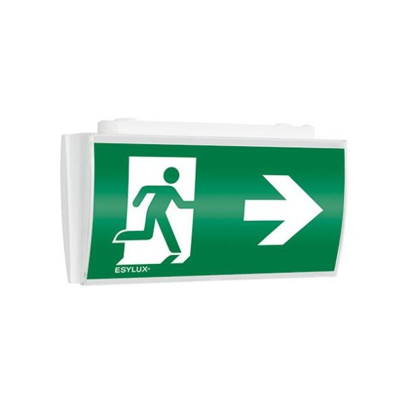 EsyLux EN10061813 LED emergency light LB16 SLE LEDi SC/C white 3h 24m EKW DAM