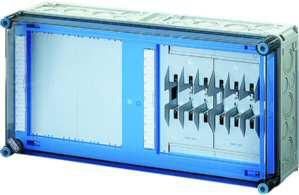 Hensel 2xNH 00 3-pole busbar 630A 5-pole Mi-fuse housing