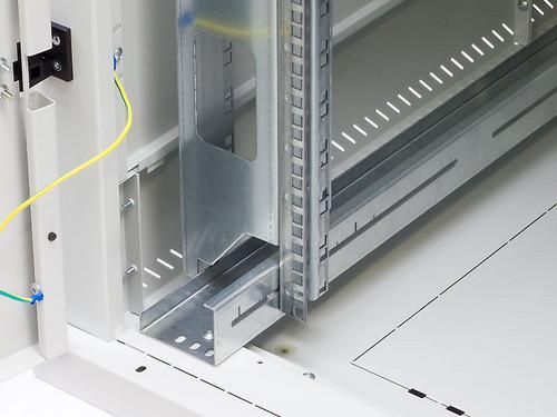 Triton RAX-VP-X15-X2 Vertical cable management duct galvanized 15U