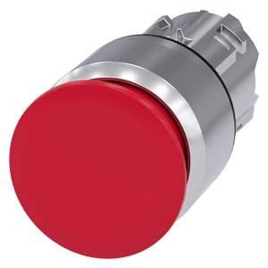 Siemens 3SU1050-1AA20-0AA0 mushroom push button 22mm round red 30mm