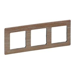 Legrand 754183 frame Valena Life 3-WAY LIGHT WOOD, (wood)