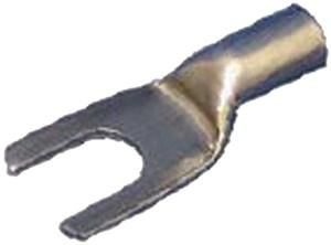 Intercable 180295 ICNI105G pure nickel 10qmm M5 forked tubular cable lug