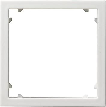 Gira 028327 adapter frame 45x45 square System 55 pure white matt