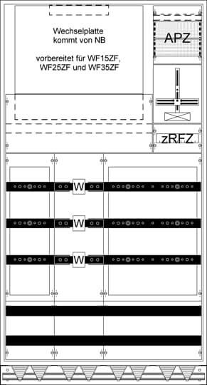 ABB Striebel &amp;amp; John 2CPX056086R9999 WX42K4L MuW cpl.TX412S 800A cabinet