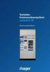 Hager UZ44BDA 10x for univers N User Manual