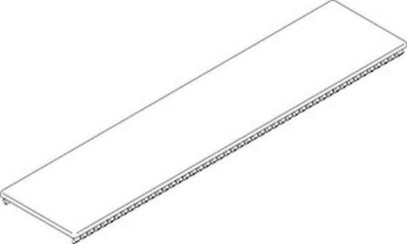 Pollmann 1320401 ZA 2 grey L: 1000 mm closure strip