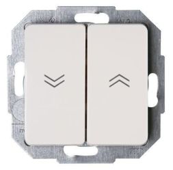 Kopp 619513085 MILANO white blind switch