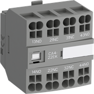 ABB Stotz-Kontakt CA4-13NK 4-pole 1NO+3NC auxiliary switch block, 1SBN010146R1213