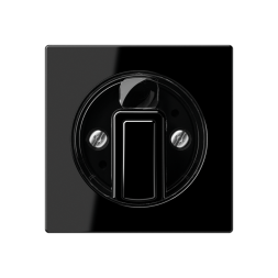 Jung A1541SW cover for rotary switch, Duroplast, Series A, black