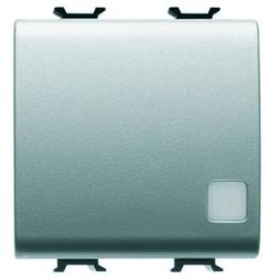 Gewiss GW14035 illuminated 2M 2P 16AX titanium switch