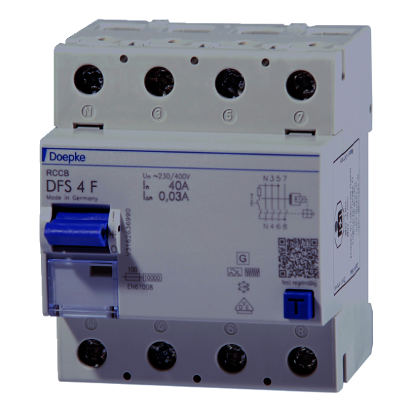 Doepke 09117820 DFS4 016-4/0.50-F residual current circuit breaker TYPE F
