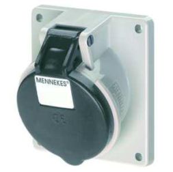 Mennekes 22237 32A 4-pole 7h 500V IP44 HW/VN panel box
