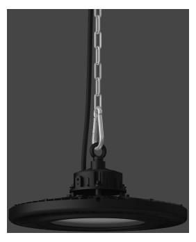 RZB Ind.Hall Midi 165W 25500lm 840 sw DALI LED high bay light