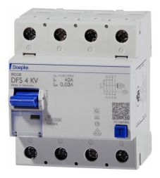 Doepke DFS4 080-4/0.50-A KV residual current device four-pole 80A 0.50A Type A KV, 09157909
