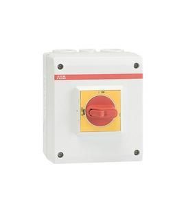 ABB Stotz-Kontakt OTE16A3M, EMC safety switch 3-pole 7.5 kW 400V with red-yellow handle, 1SCA022613R8710