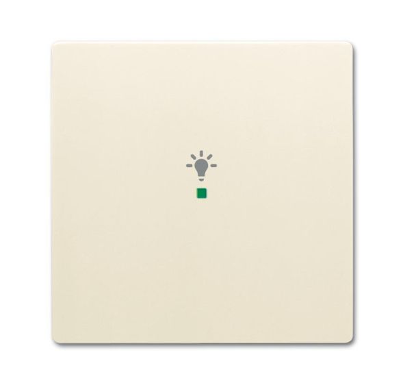 Busch-Jaeger 6231-10-82 rocker switch, 1-way, with symbol &amp;#039;light&amp;#039; ivory white