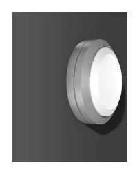 RZB 582004.004.1.25 Rounded Midi 4W 150lm 830 silver LED house number light