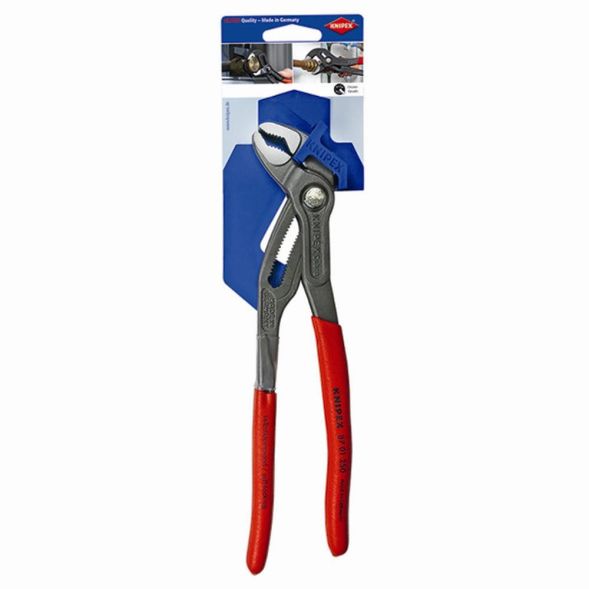 Knipex 8701250SB water pump pliers 250mm SB COBRA, 6-36mm (1/8-1 5/8&amp;#039;)