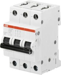 ABB Stotz-Kontakt S203MT-B40UC B40A 3-pole 10kA circuit breaker, 2CDS273065R0405