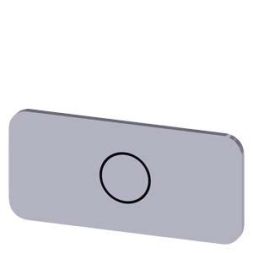 Siemens 3SU1900-0AC81-0QA0 label plate 12.5x27 O