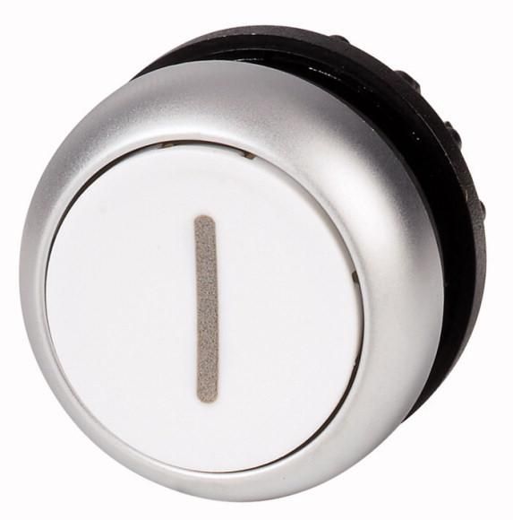 Eaton M22-DW-X1 pushbutton, flat, white I, momentary, 216611
