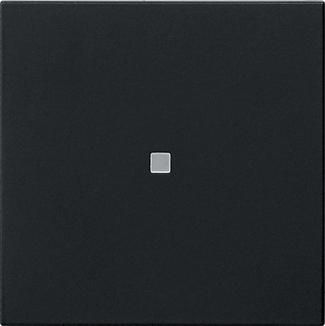 Gira 5371005 1f unprinted control switch Sys 55 black with rocker