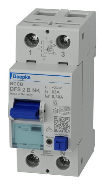 Doepke 09146595 DFS2 063-2/0,30-B NK residual current circuit breaker