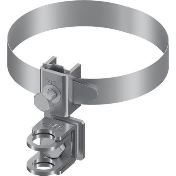 Pröpster 111 617 V2A with tension band for arresting rod D:10mm band clamp