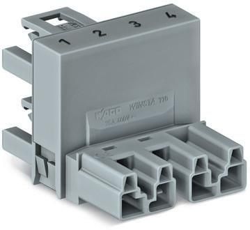 Wago 770-1681 h-DISTRIBUTOR 4-PIN CODE B GREY 2VK