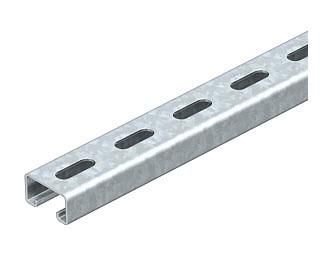 OBO Bettermann MS4121P0600FS perforated slot width 22mm profile rail, 1122956