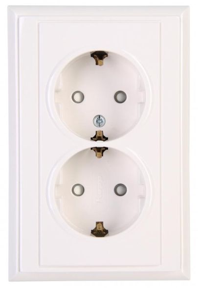 Kopp 927601084 socket 2f MALTA, white
