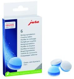 Jura 24225 3-phase cleaning tablets (contents 6 pieces)