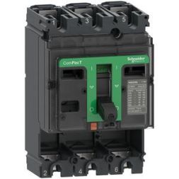 Schneider Electric C16S3 ComPacT NSX160S basic switch 3P 160A 10 molded case circuit breakers
