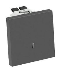 OBO Bettermann WS-UKL SWGR1 with control, black-grey on/off switch, 6120940