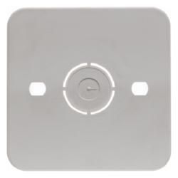 Berker 105250 Self-extinguishing base plate white surface-mounted