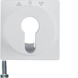 Berker 15066089 central piece for blind key switch/button polar white including Berker Q.1/Q.