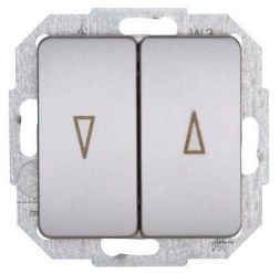 Kopp 619520089 MILANO steel blind switch