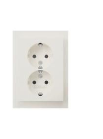 Berker 47597009 socket 2f polws glz UP with KS IP20 VP