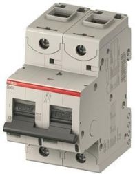 ABB Stotz-Kontakt S802S-B50, high-performance circuit breaker, 50A,B,400VAC=Icu 50kA,690VAC=Icu6kA,2P, 2CCS862001R0505