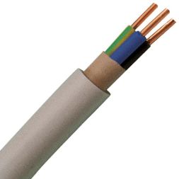 Kopp 153105841 PVC sheathed cable 3x2.5mm, gr, 5m