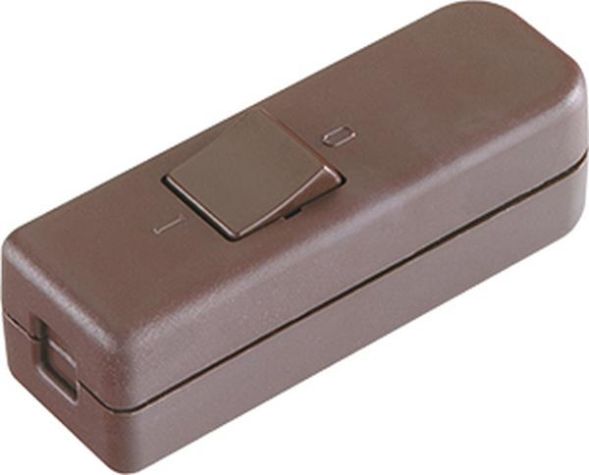 Bachmann 924.049 cord switch 1-pole brown/brown