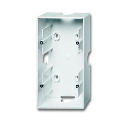 Busch-Jaeger 1702-84 surface-mounted housing, 2-way housing studio white