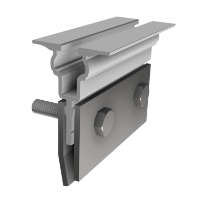 SL Rack 11401-03 DFalzCu for copper double seam roofs, hor. special fasteners